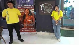 Sing or Dance activation at Coal & Coffee